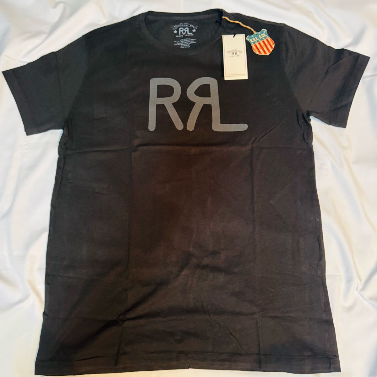 RRL ロゴ Tシャツ Mサイズ ブラック 2025年最新】ダブルアールエル(RRL)のスタイリッシュなTシャツ