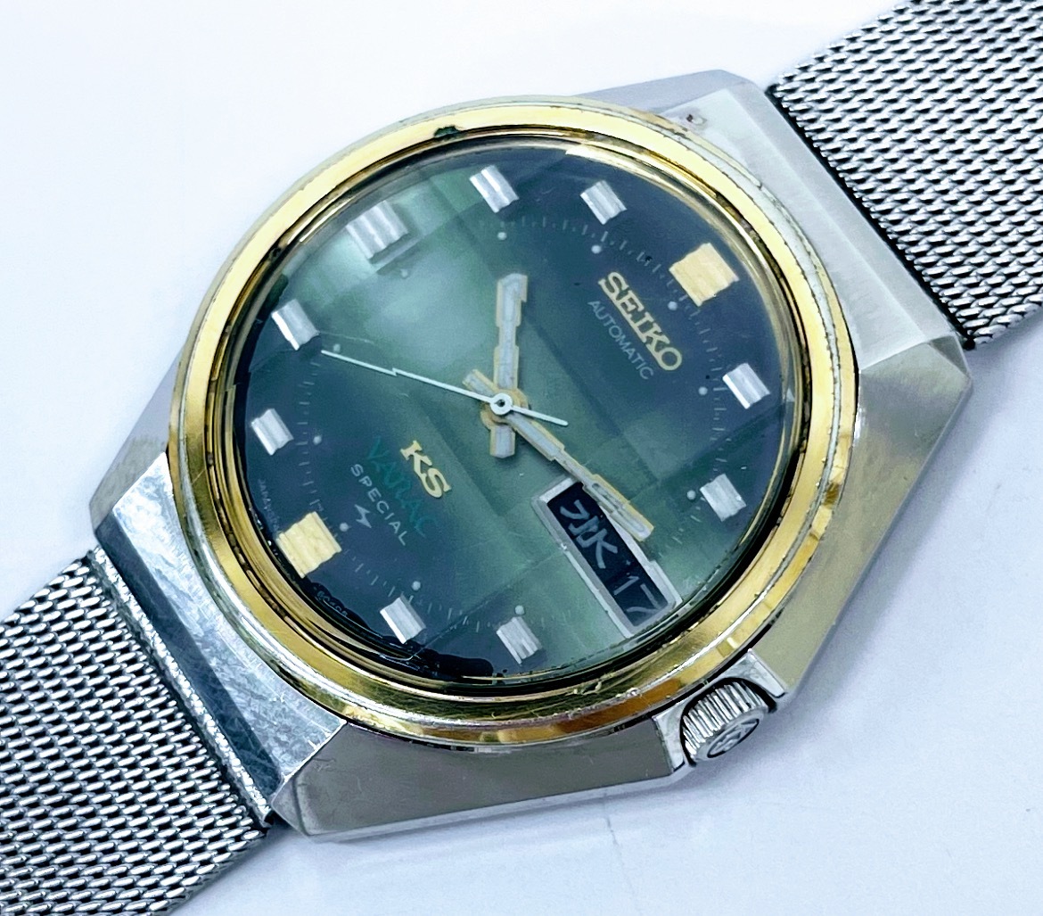 【超希少】KINGSEIKO VANAC Special 5面カットガラス Yahoo!オークション -「キングセイコーバナックスペシャル」の