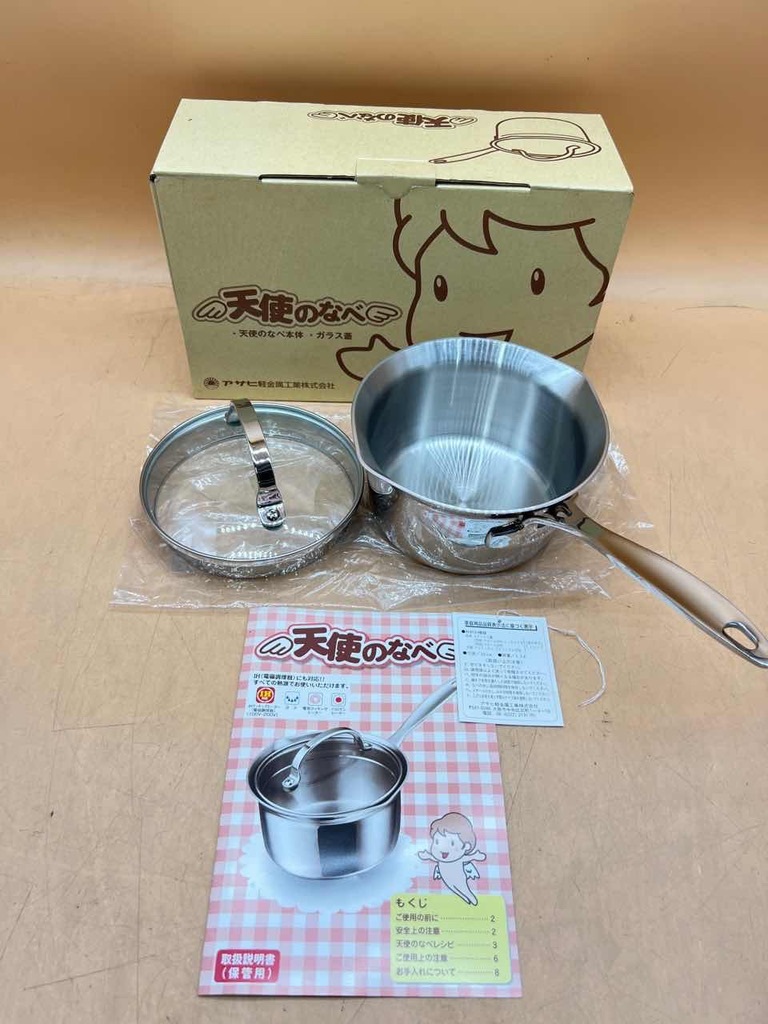 【新品未使用】天使の鍋 Yahoo!オークション -「アサヒ軽金属 天使のなべ」の落札相場