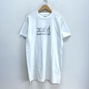 X-girl エックスガール 105202041004 NYC S/S TEE DRESS Tシャツワンピース 半袖 ロゴ プリント M 10127774