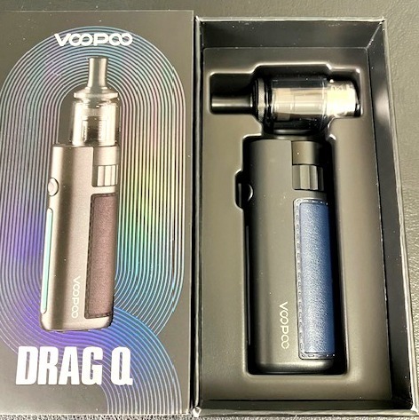 未使用品 VOOPOO Drag Q Pod System Kit with ITO-X Pod 1250mAh 3.5ml ブープードラッグQ ポッド 電子タバコ Vape バッテリー 内蔵ベイプ