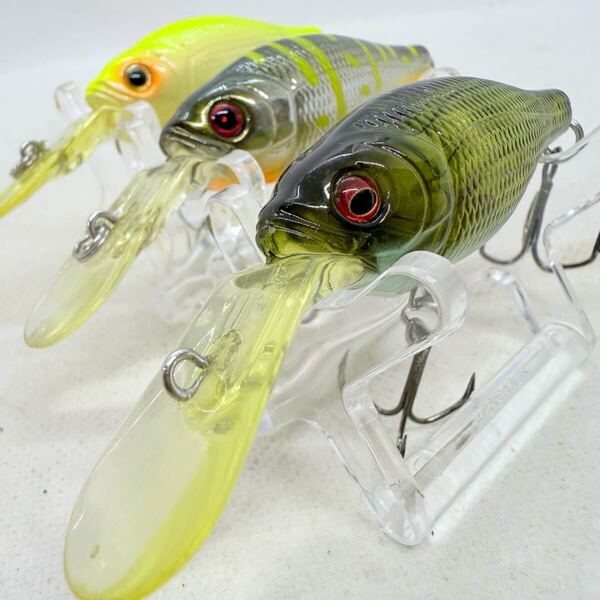 送料無料・美品『メガバス ディープ-X 100 3個セット』MEGABASS DEEP-X クランクベイト ディープエックス クランク ディープX