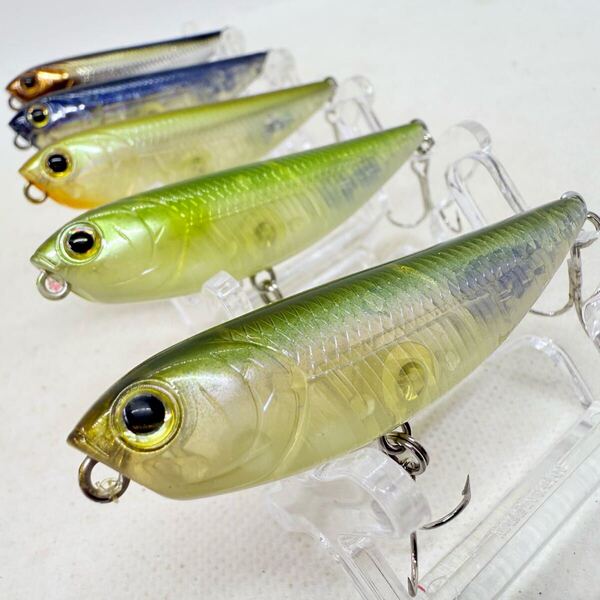 送料無料・美品『ラッキークラフト サミー 65 5個セット』LUCKY CRAFT SAMMY ペンシルベイト トップウォーター ④2