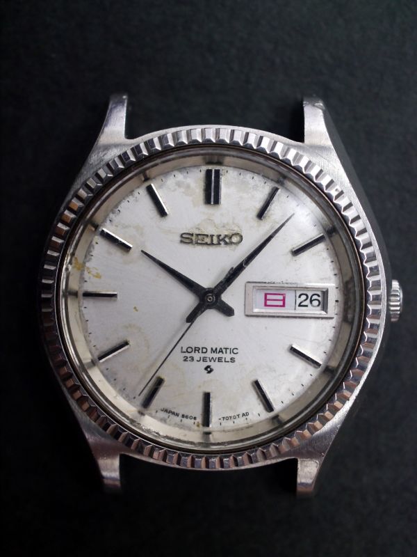 稼働品 SEIKO LORD MATIC 腕時計 デイデイト 自動巻き 23石 Yahoo!オークション -「セイコー ロードマチック 23石」の落札