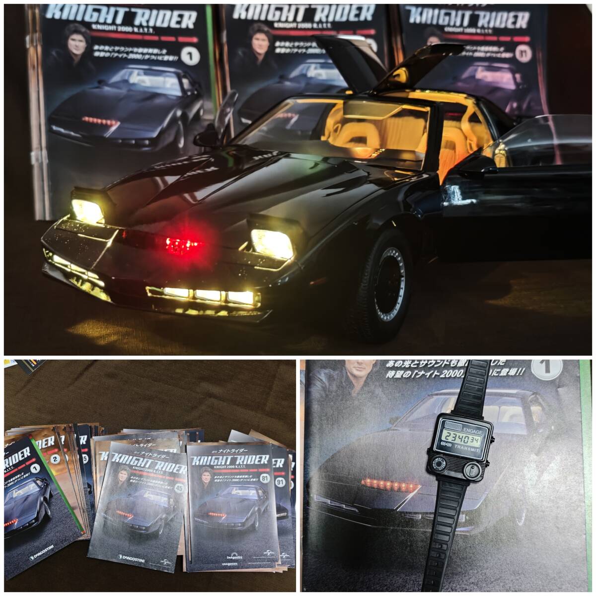 アクリル版ディスプレイケース付き「週刊ナイトライダー完成品」 Yahoo!オークション -「ナイトライダー デアゴスティーニ 完成品