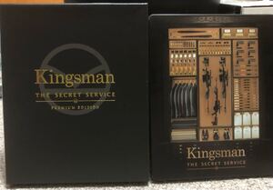 ★スチールブック★KINGSMAN / キングスマン ブルーレイ プレミアム・エディション (初回限定版)(日本オリジナルデザイン ダブルジャケット