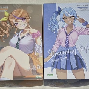 コトブキヤ 創彩少女庭園 一条 星羅・虹村 映美、ドリーミングスタイル、アレンジウィッグ、アフタースクール 星羅の愛情出前セット