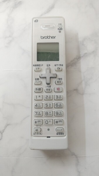 K4528 brother BCL-D120K 電話子機 固定電話/増設用子機/ブラザー 動作未確認 現状品 JUNK 送料無料
