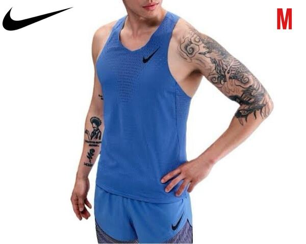 NIKE ナイキ aeroswift エアロスイフト シングレット タンクトップ 陸上競技 陸上部 ランニングウェア M B