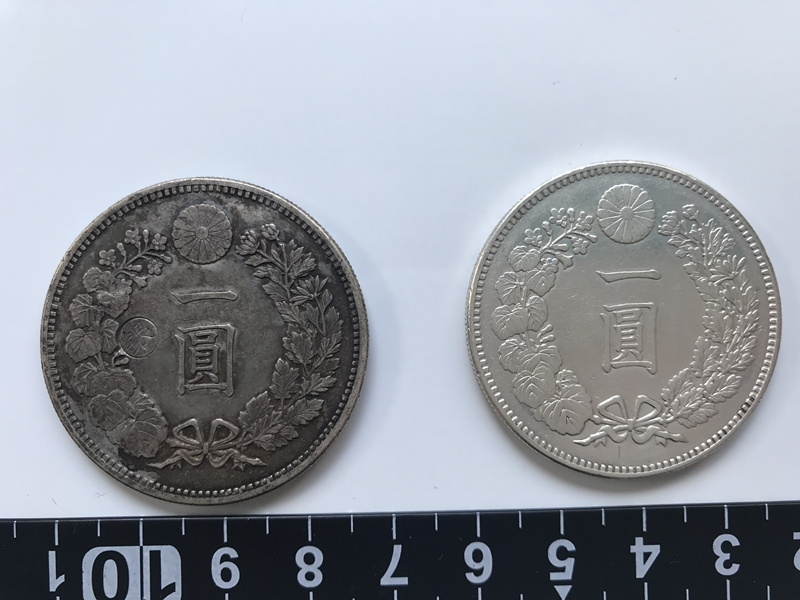 一円銀貨、明治17年、綺麗、銀貨、コイン、古銭 Yahoo!オークション -「一円銀貨 明治17年」の落札相場・落札価格