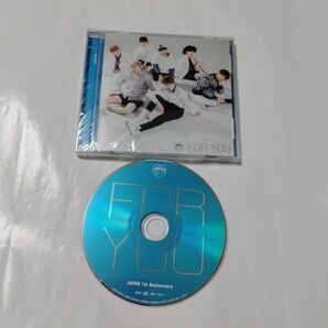 送料込み 防弾少年團 BTS CD 日本4thシングル ☆FOR YOU☆ 3曲 1st Anniversary盤 帯付き K-POP