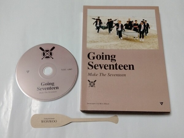 送料込み SEVENTEEN セブチ CD 3rd Mini Album ☆Going Seventeen☆ Make The Seventeen 8曲 韓国盤 ウォヌ K-POP