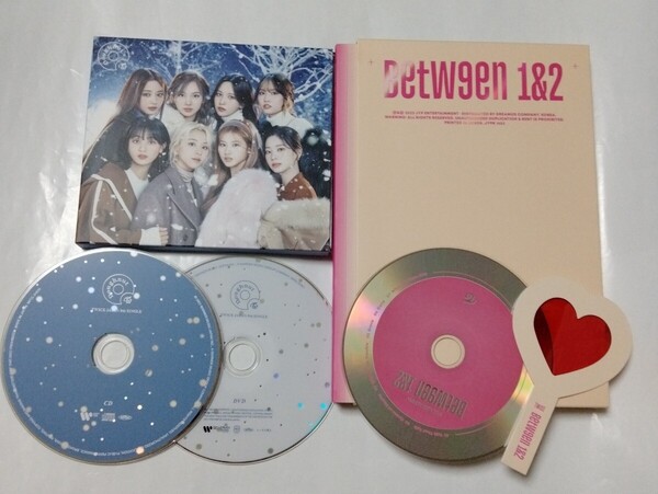 送料込み TWICE CD 2個セット 日本9thシングル ☆Doughnut DVD付☆ & 11thミニ ☆BETWEEN 1&2☆ 韓国盤 ドーナツ K-POP