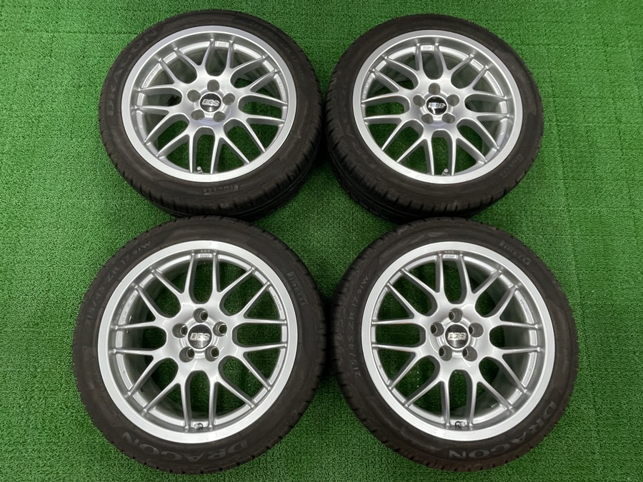 BBS 17インチ 7J +55 PCD100 5穴 + 215/45R17 2025年最新】Yahoo!オークション -bbs 17インチ pcd100 5穴の