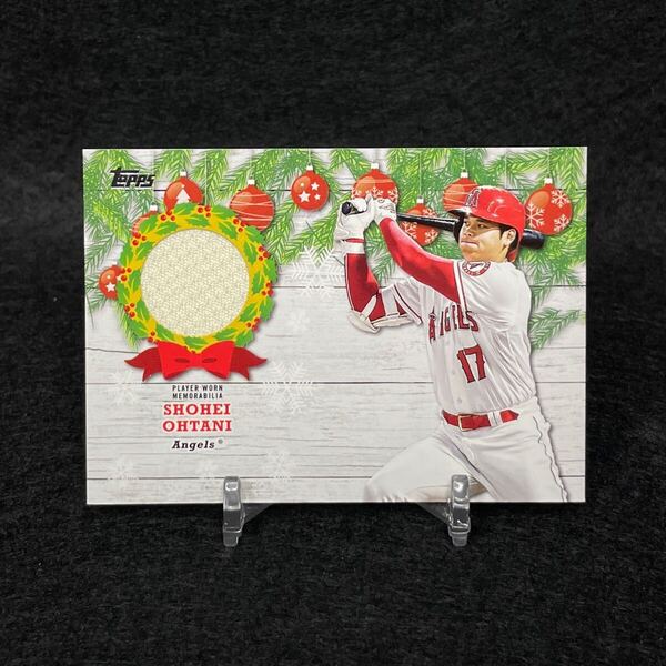 2022 Topps Holiday MLB 大谷翔平 実使用 メモラビリア クリスマスデザイン ジャージカード レリックカード Los Angeles Angels エンゼルス