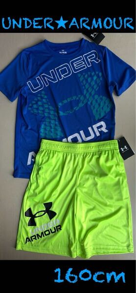 新品タグ付 160㎝アンダーアーマーUNDERARMOUR Tシャツ&パンツ