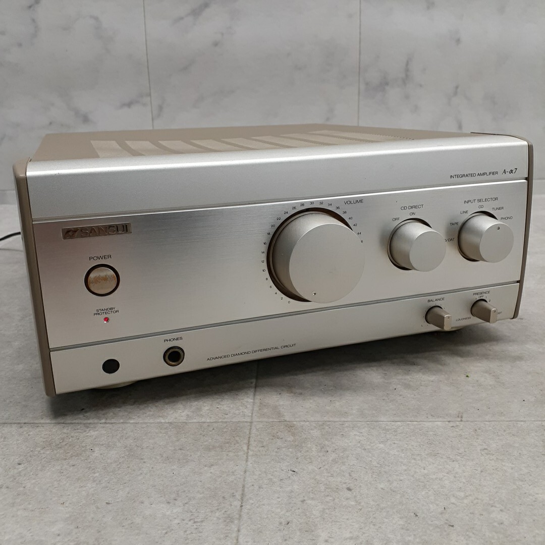 週末 良品 SANSUI A-α7 プリメインアンプ サンスイ 動作品 Yahoo!オークション -「sansui α-7」の落札相場・落札価格