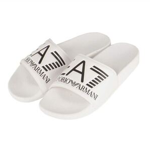 【送料無料】エンポリオアルマーニ(EMPORIO ARMANI) 新品箱あり XCP001 ホワイト シャワーサンダル サイズ:EU43 JP27~27.5cm