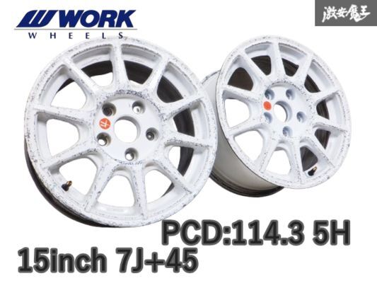 work CR 15インチ 7J 114.3 Yahoo!オークション -「work 7j 15」(15インチ) (ホイール)の
