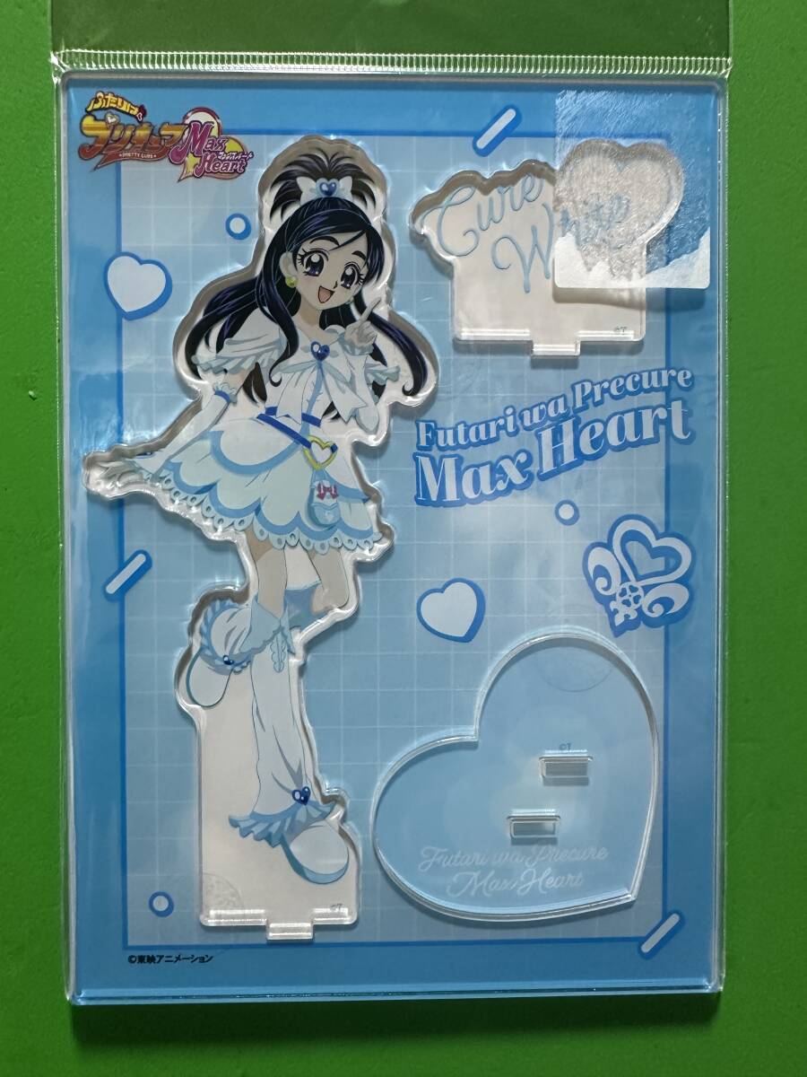 7/16に削除 ズッ友カフェ限定 キュアホワイト アクリルスタンド 未開封 ふたりはプリキュア ズッ友CAFE ペアアクリルスタンド ブラック