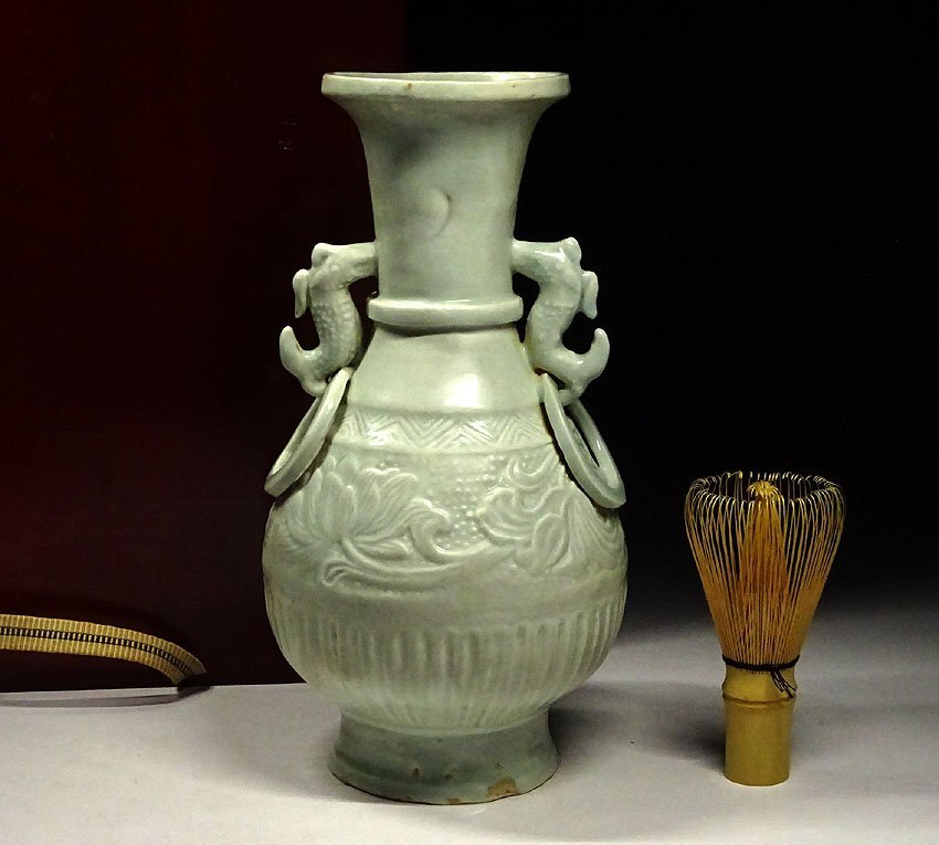 専用中国古玩 白磁花鳥図花瓶 高さ38㎝ 東Y7-0210⑤タルサ Yahoo!オークション -「花瓶」(白磁) (骨董陶磁器一般)の落札
