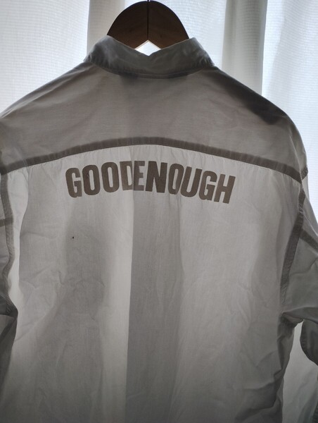 激レア 初期 GOODENOUGH 背ロゴ シャツ archive vintage 90s UKG グッドイナフ アーカイブ ビンテージ