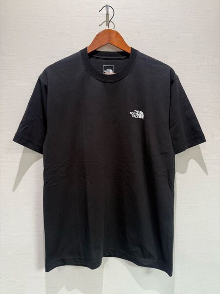 ★ ノースフェイス THE NORTH FACE フラッシュドライグローブグリッドコットンティー 半袖Tシャツ 黒 NT32550 sizeS 新品未使用タグ付