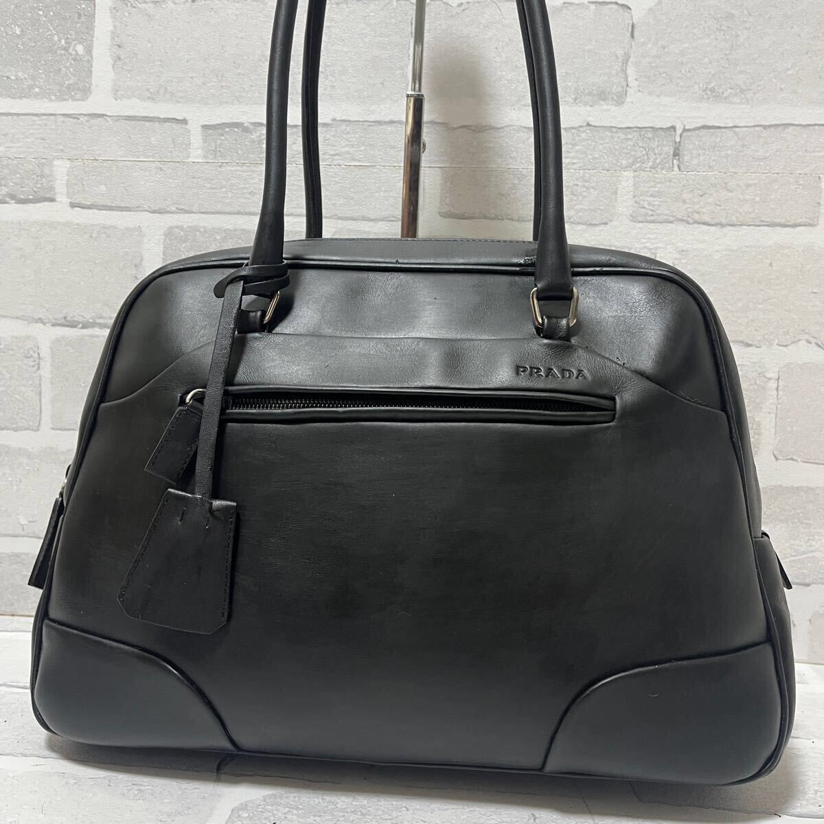 極美品 PRADA ボーリングバッグ トートバッグ ボストン ナイロン レザー Yahoo!オークション -「prada ボーリングバッグ」(ブランド別
