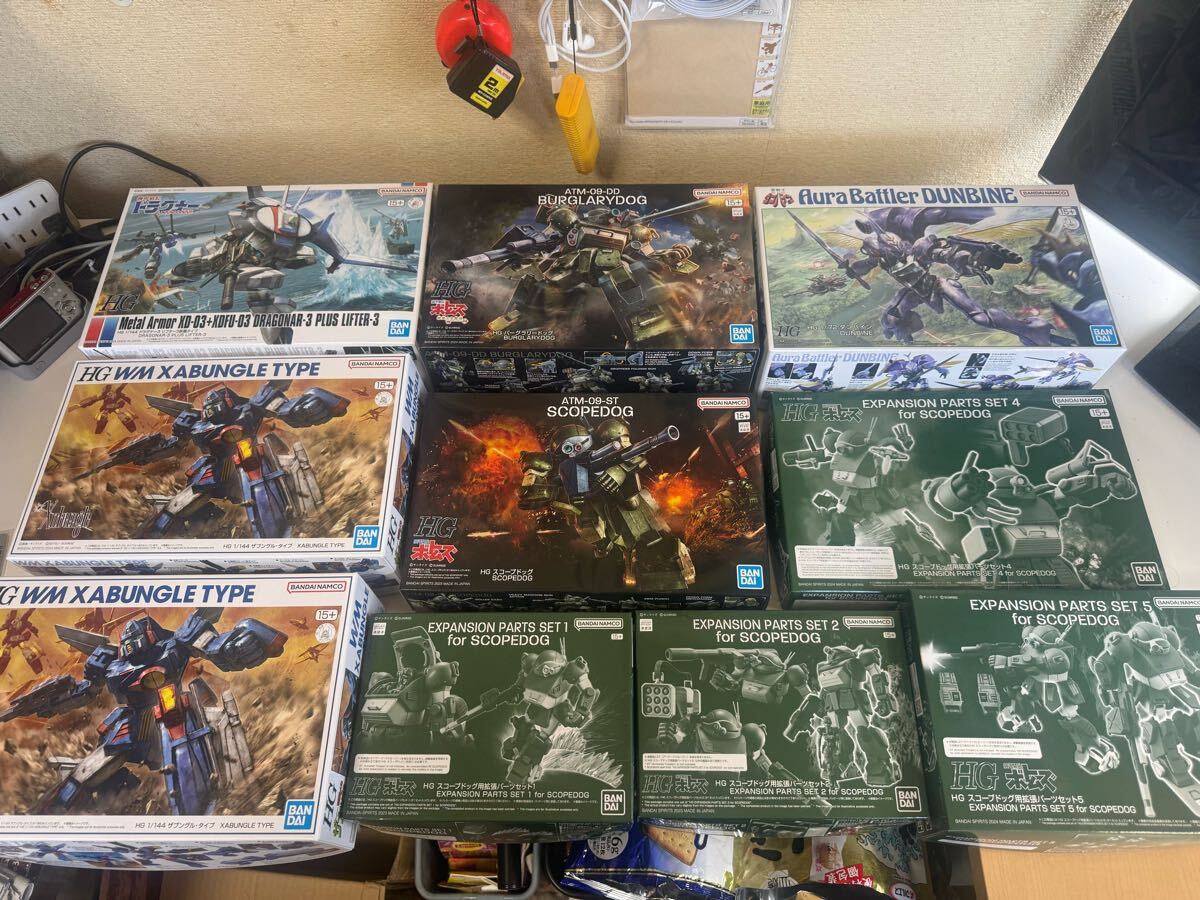 初売りセールダンバインプラモデル7点セット売り Yahoo!オークション -「ダンバイン プラモデル セット