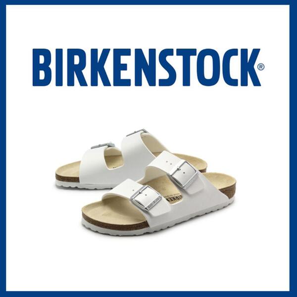 ○★新品 未使用 BIRKENSTOCK アリゾナ 定番レザーサンダル ホワイト 28cm(ビルケンシュトック)○●