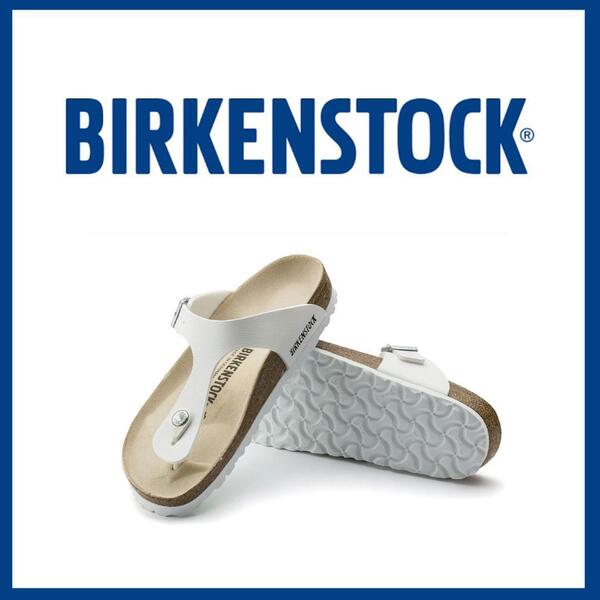 ○★新品 未使用 BIRKENSTOCK ギゼ 定番レザーサンダル ホワイト 27cm(ビルケンシュトック)○●