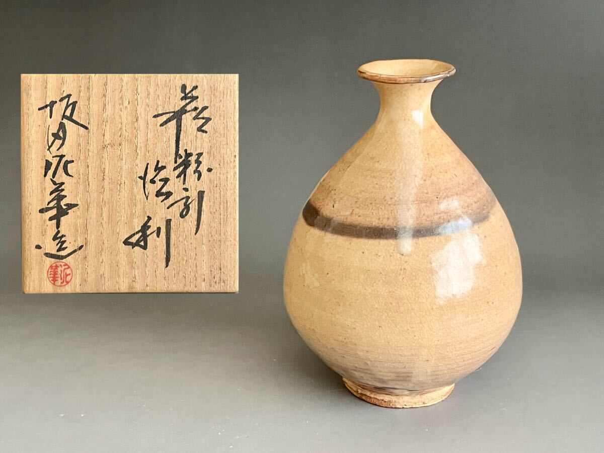 徳利■神明社 萩粉引き 古い酒器 酒瓶 一輪挿し花瓶 骨董品 古美術■ Yahoo!オークション -「酒器 徳利」(萩) (日本の陶磁)の落札相場