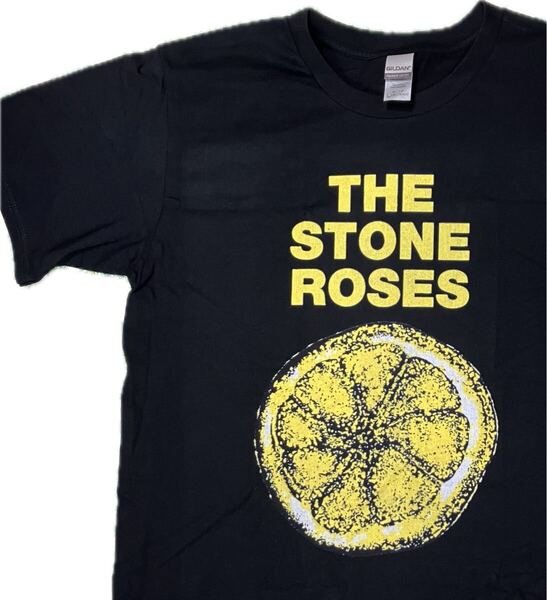 L/新品/stone roses/ストーンローゼズ/ストーンローゼス/名盤1st/ バンドTシャツ Tシャツ/BK