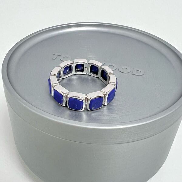 58 新品 TOMWOOD トムウッド クッション バンド リング ラピス 指輪 Cushion Band Ring Lapis ラピスラズリ 天然石 鉱石 パワーストーン 青
