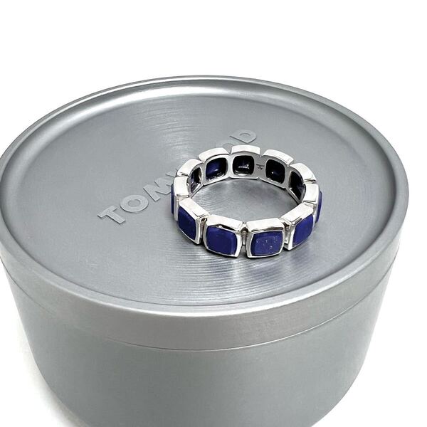 60 新品 TOMWOOD トムウッド クッション バンド リング ラピス 指輪 Cushion Band Ring Lapis ラピスラズリ 天然石 鉱石 パワーストーン 青
