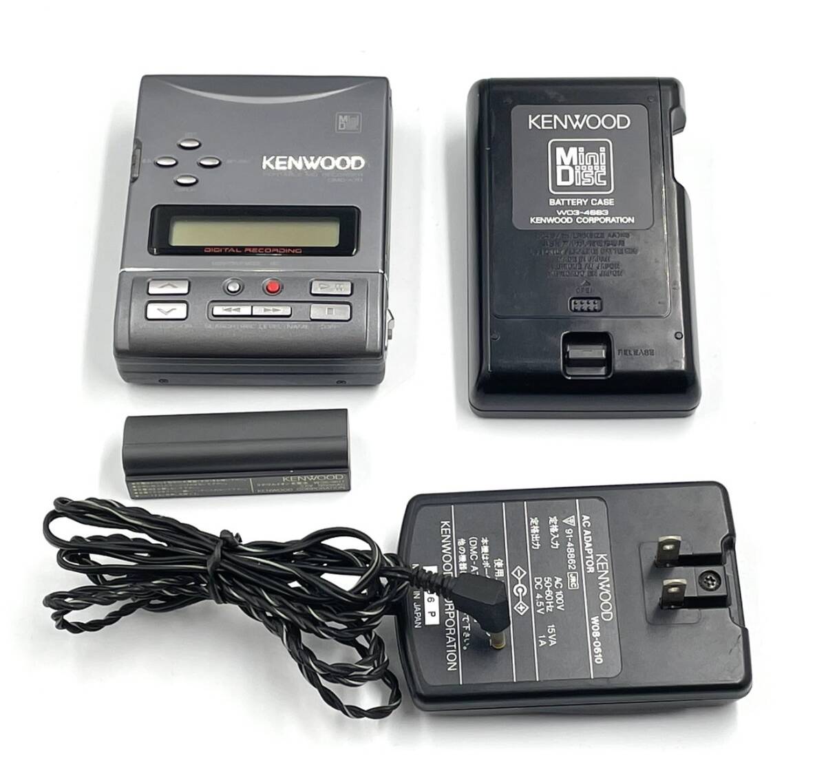 KENWOOD ポータブルMDプレーヤー2点+付属品セット Yahoo!オークション -「kenwood」(MDプレーヤー) (ポータブル