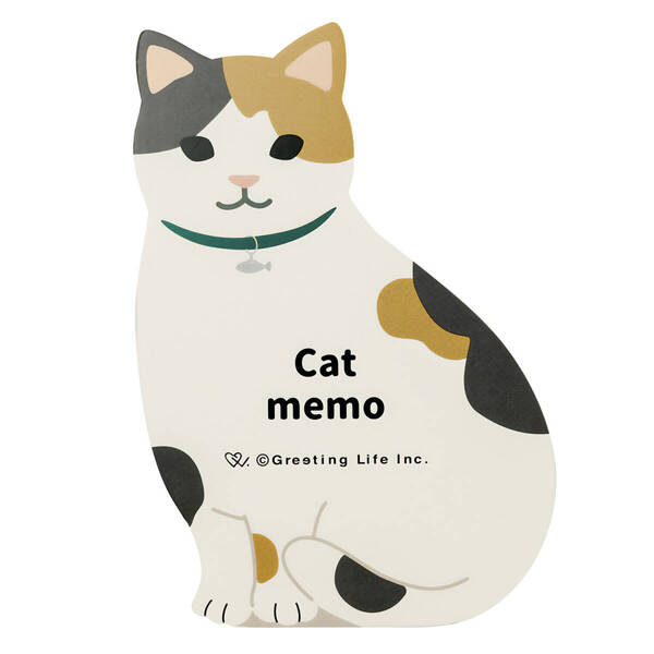 アニマルダイカットメモ♪5柄入り ねこ かわいい猫のメモ 送料込み キャット ネコ