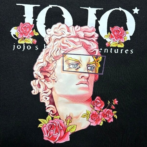 ジョジョの奇妙な冒険 Tシャツ XL 黒 黄金の風 dio 空条承太郎 吉良吉影 ブチャラティ ジョルノ・ジョバァーナ