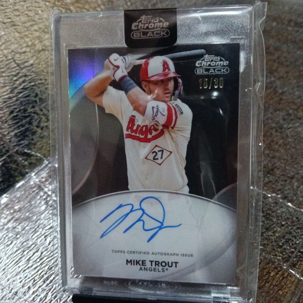 Mike Trout 直筆サイン マイクトラウト auto /99 topps Yahoo!オークション -「trout サイン」(シングルカード) (野球