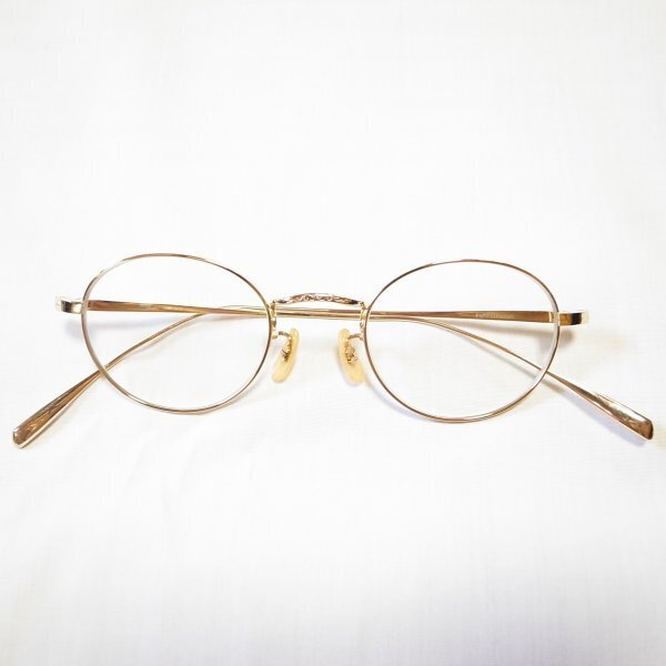 BJ CLASSIC COLLECTION PREM-118 NT 眼鏡 フレーム メガネ アイウェア eyewear eye wear ゴールド gold 金 made in japan titanium