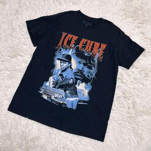 平野紫耀 着用モデル ICE CUBE ヴィンテージ Tシャツ ラップ ヒップホップ 半袖 黒 ブラック L