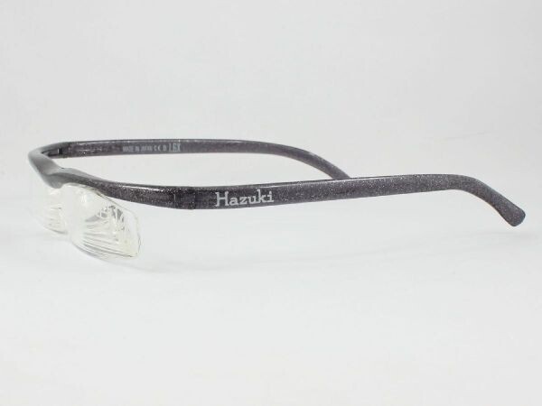 日本製◆ハズキルーペ クール クリア 1.6倍 ブラックグレー◆量販店 見 本 品 老眼鏡 拡大鏡 リーディンググラス シニアグラス スマホ