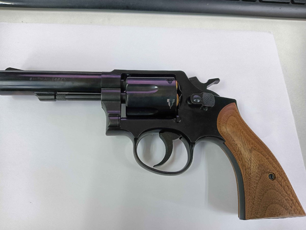 ＊マルシン製　S＆W　M-10 鉄色カスタム　観賞用美品。 マルシン工業 マルシン S&W M10 ミリタリー＆ポリス Xカート