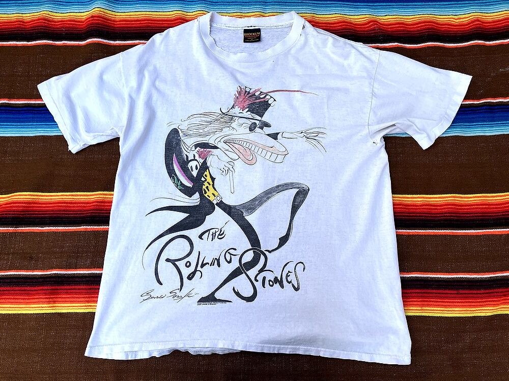 The Rolling Stones Tシャツ XL ローリング・ストーン90s 新品80s☆Rolling Stones Tシャツ ローリングストーンズ 90s