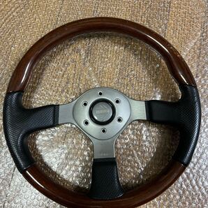 モモ ウッドステアリング ファイター 35パイ レザー 正規品
