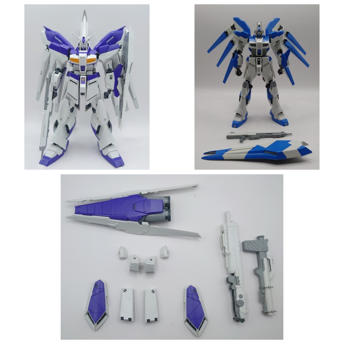 MGハイνガンダム完成品 MG Hi-νガンダム Ver Ka 完成品 完全改修 - メルカリ
