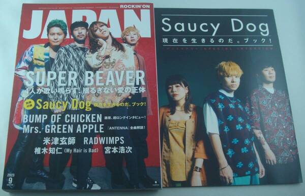 送料無料★ROCKIN'ON JAPAN 2023/9 別冊付録付き SUPER BEAVER Saucy Dog BUMP OF CHICKEN 米津玄師 Mrs. GREEN APPLE RADWIMPS 宮本浩次