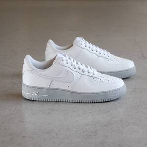 air force 1 07★US9★検索用,エア,フォース,ワン,AF1,LOW,ロー,オール,ホワイト,真っ白,グレー,レザー,USA,アメリカ,海外,限定