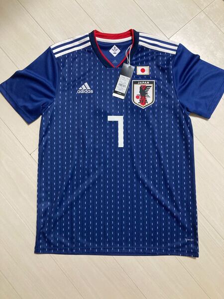 【新品タグ付き】日本代表2018ホームユニフォーム7番 柴崎岳 直筆サイン入り 鹿島アントラーズ所属