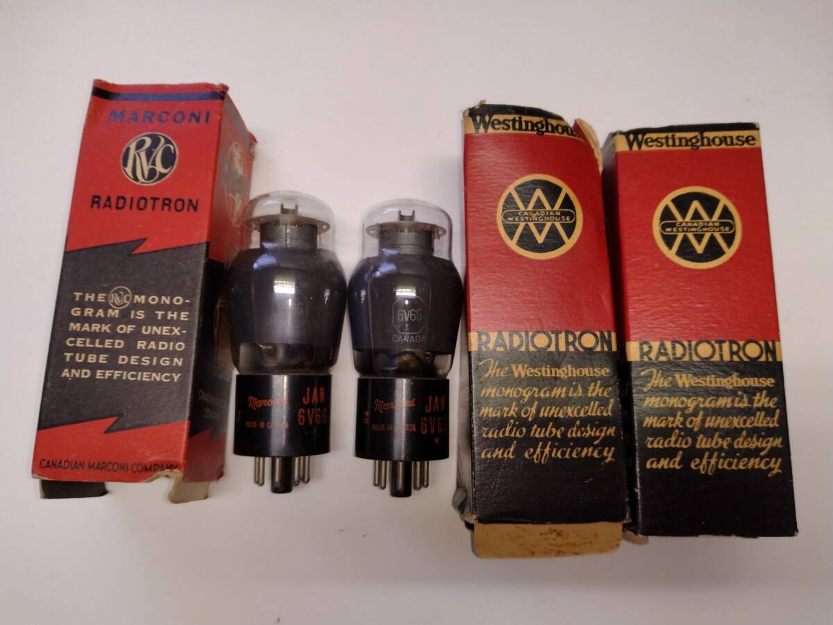 MARCONI 6V6G 真空管 4本セット カナダ製未使用新品同様 2025年最新】Yahoo!オークション -6v6g(真空管)の中古品・新品